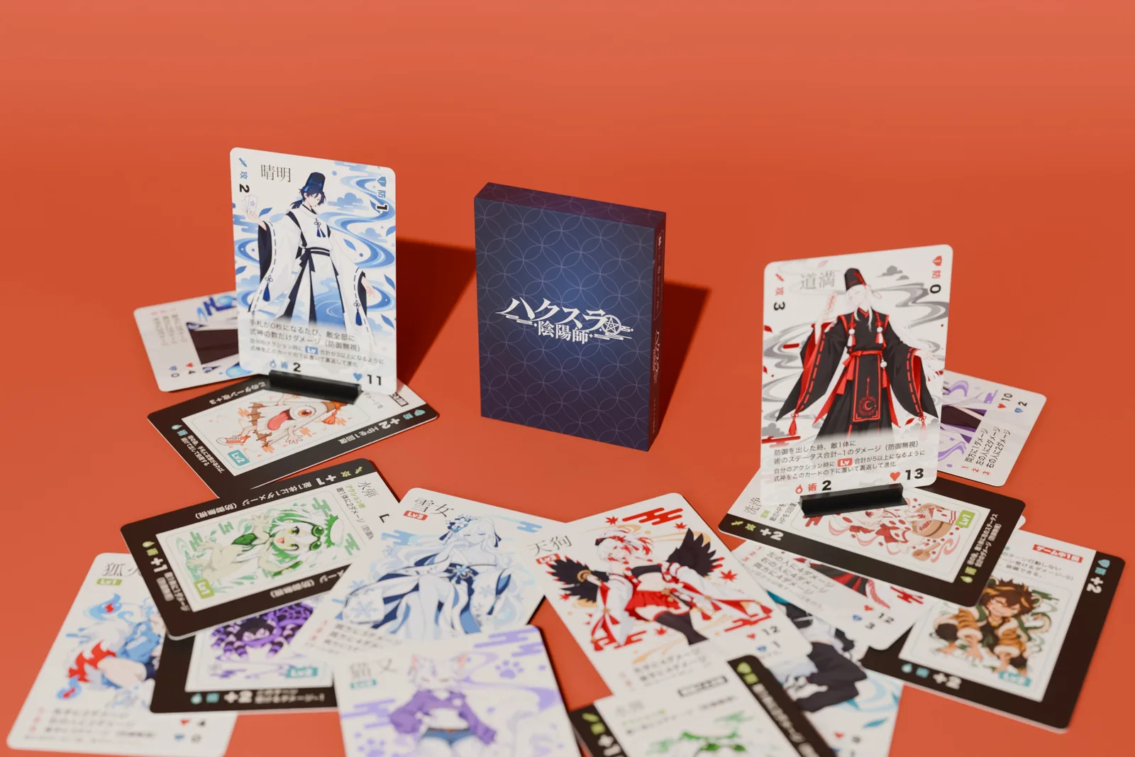 The box with Seimei’s and Doman’s cards (Japanese edition)