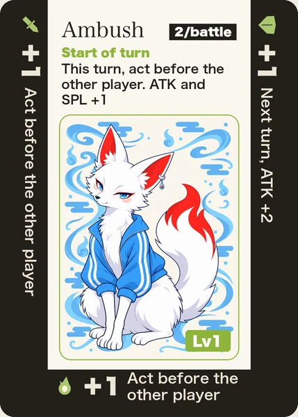 Kitsunebi, Shikigami side